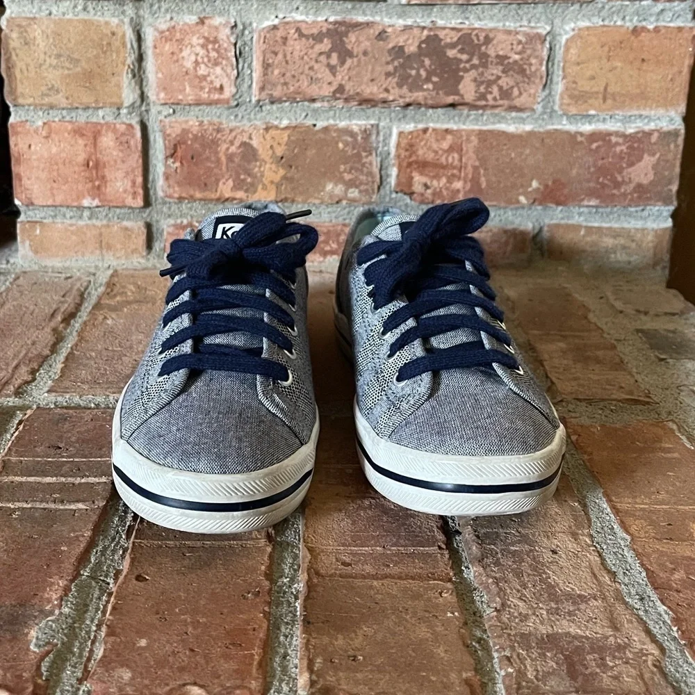 Keds Denim Chambray Striped Sneakers